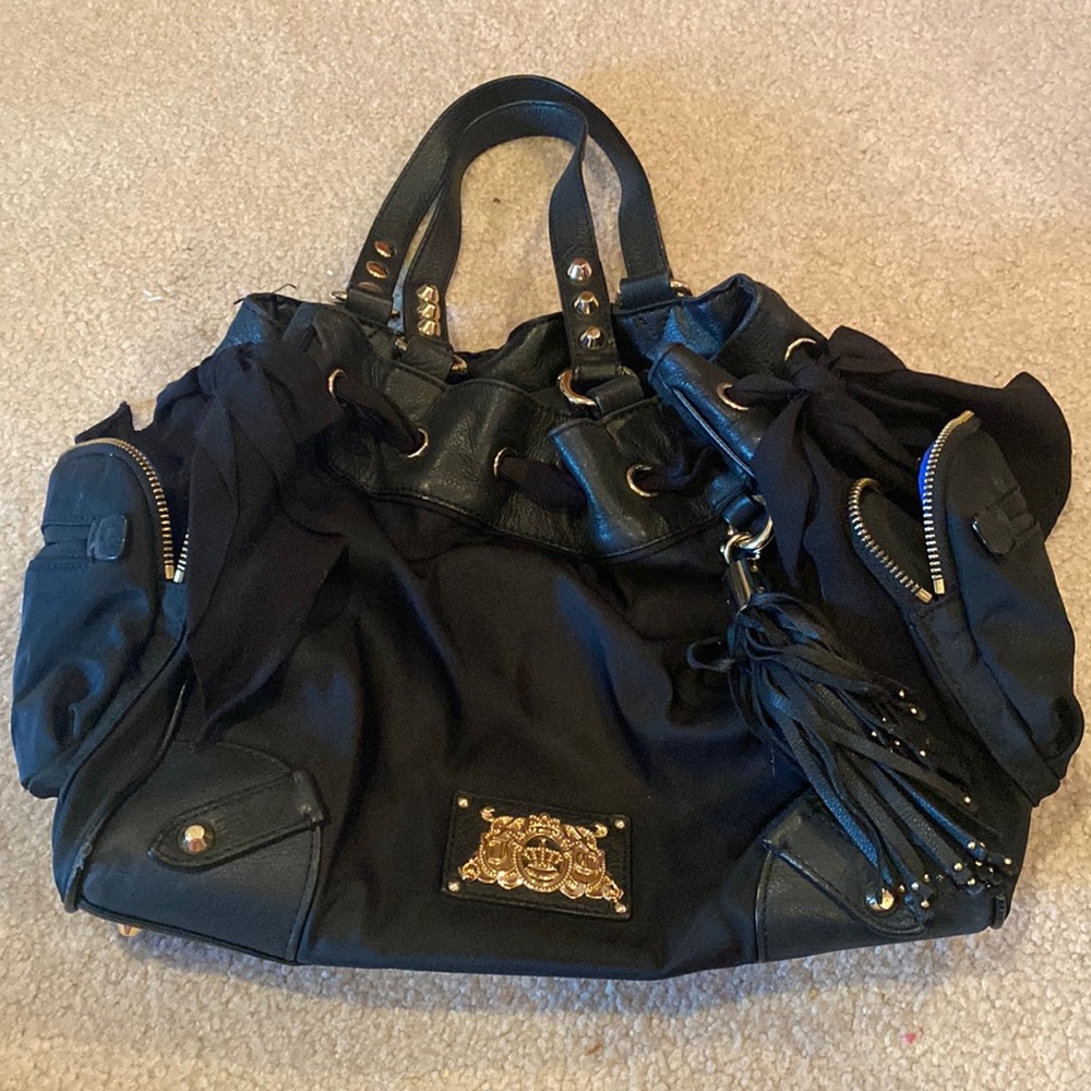 Black Juicy Couture Purse with Tassel